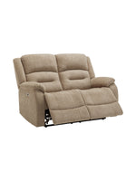 Causeuse inclinable Béatrice en beige – photo sur fond blanc – Meubles TOCO