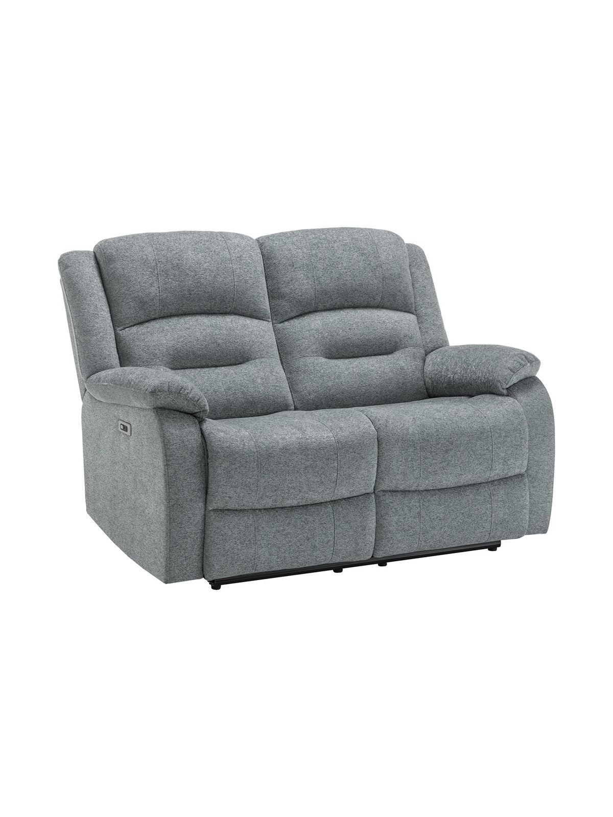 Causeuse inclinable Béatrice en bleu – photo sur fond blanc – Meubles TOCO