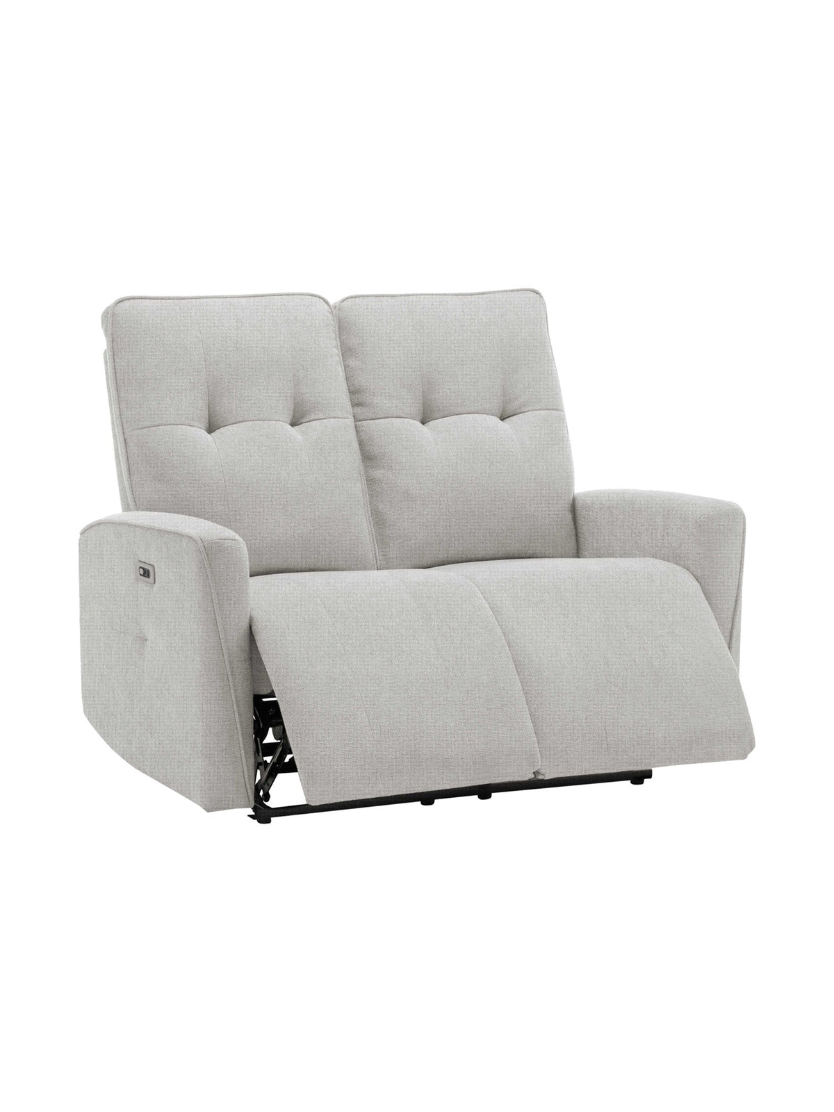 Causeuse inclinable Dalton en gris – mise en situation dans un salon – Meubles TOCO