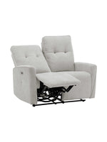 Causeuse inclinable Dalton en gris – mise en situation dans un salon – Meubles TOCO