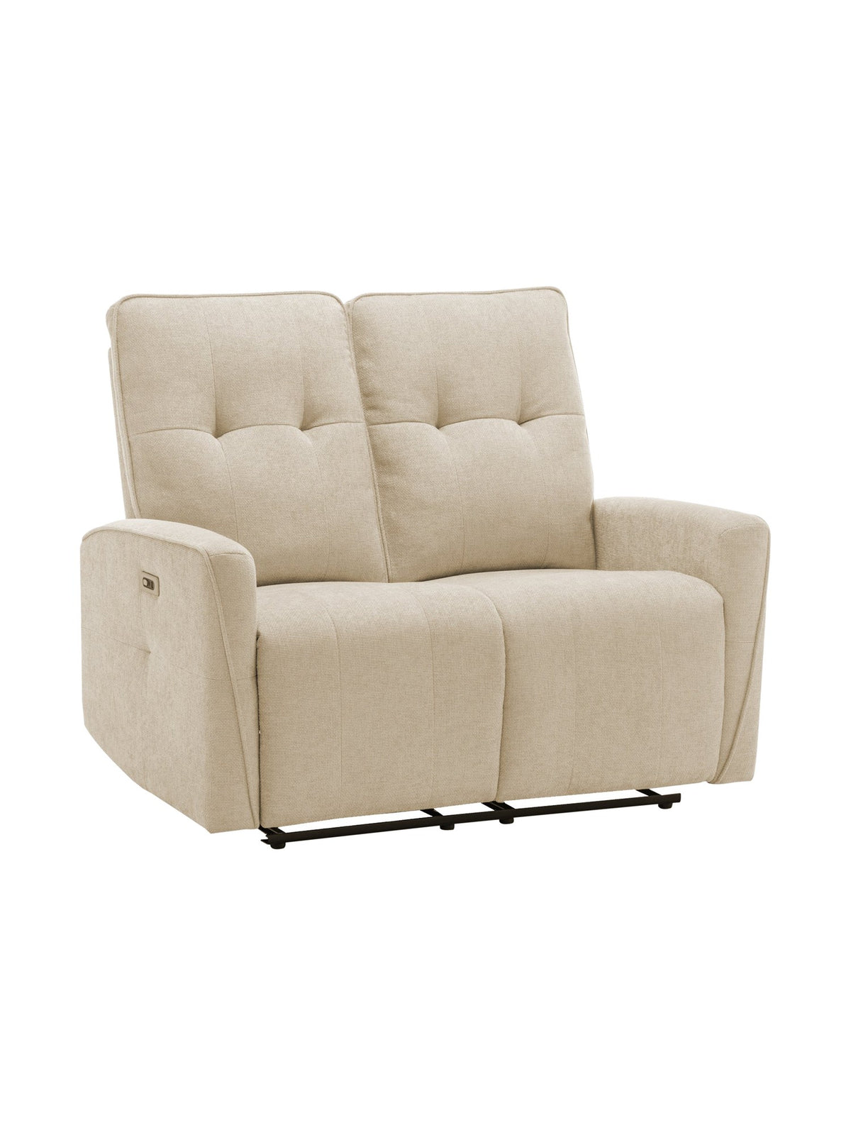 Causeuse inclinable Dalton en beige – photo sur fond blanc – Meubles TOCO