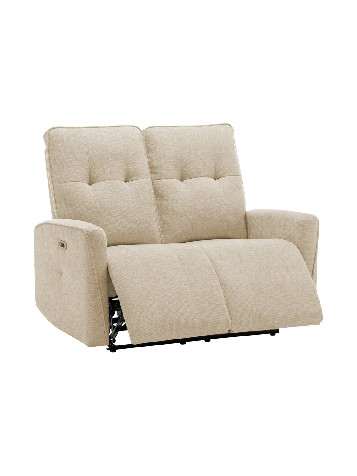 Causeuse inclinable Dalton en beige – photo sur fond blanc – Meubles TOCO