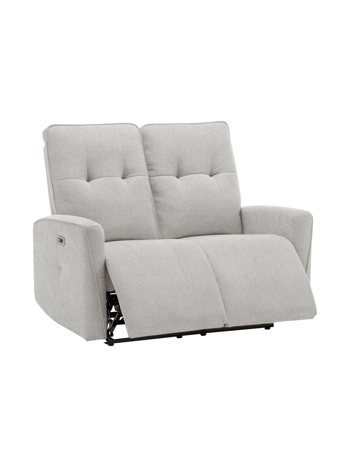 Causeuse inclinable Dalton en gris – photo sur fond blanc – Meubles TOCO