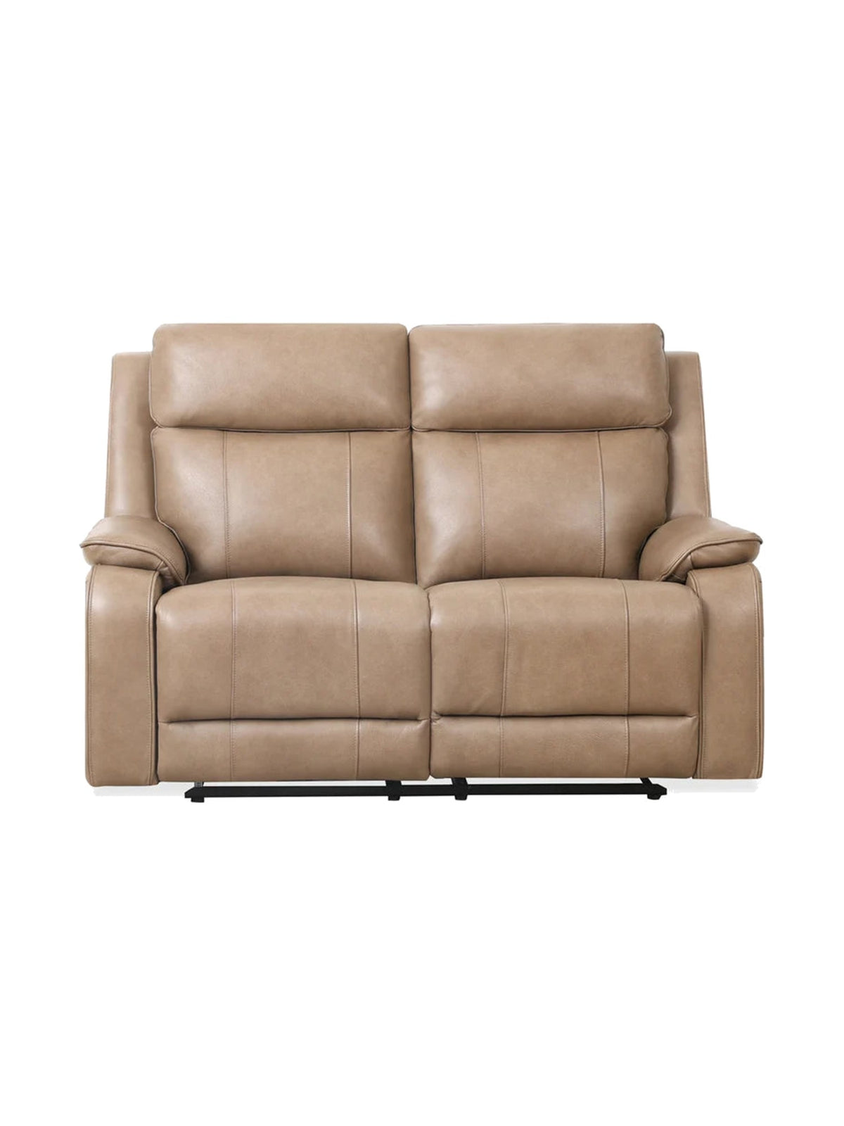 Causeuse inclinable Lewis en taupe – vue de face – Meubles TOCO