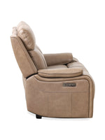 Causeuse inclinable Lewis en taupe – vue de côté – Meubles TOCO