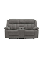 Causeuse inclinable Ricardo en gris – vue de face – Meubles TOCO