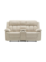 Causeuse inclinable Ricardo en beige – vue de face – Meubles TOCO