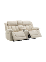 Causeuse inclinable Ricardo en beige – photo sur fond blanc – Meubles TOCO