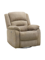 Chaise inclinable Béatrice en beige – vue de face – Meubles TOCO