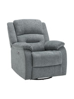 Chaise inclinable Béatrice en bleu – vue de face – Meubles TOCO