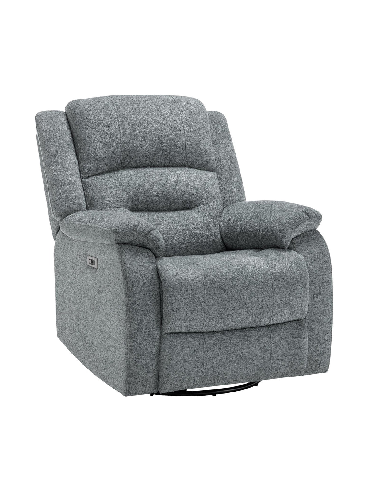 Chaise inclinable Béatrice en bleu – vue de face – Meubles TOCO