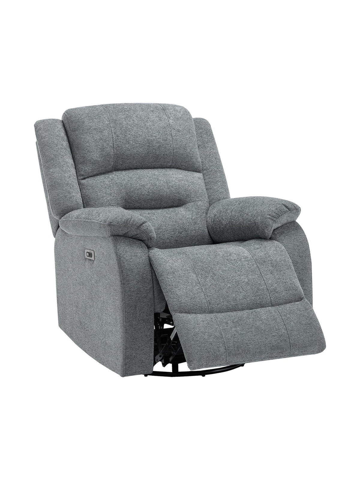 Chaise inclinable Béatrice en bleu – photo sur fond blanc – Meubles TOCO