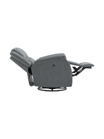 Chaise inclinable Béatrice en bleu – photo sur fond blanc – Meubles TOCO