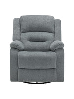 Chaise inclinable Béatrice en bleu – photo sur fond blanc – Meubles TOCO
