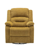 Chaise inclinable Béatrice en jaune – photo sur fond blanc – Meubles TOCO