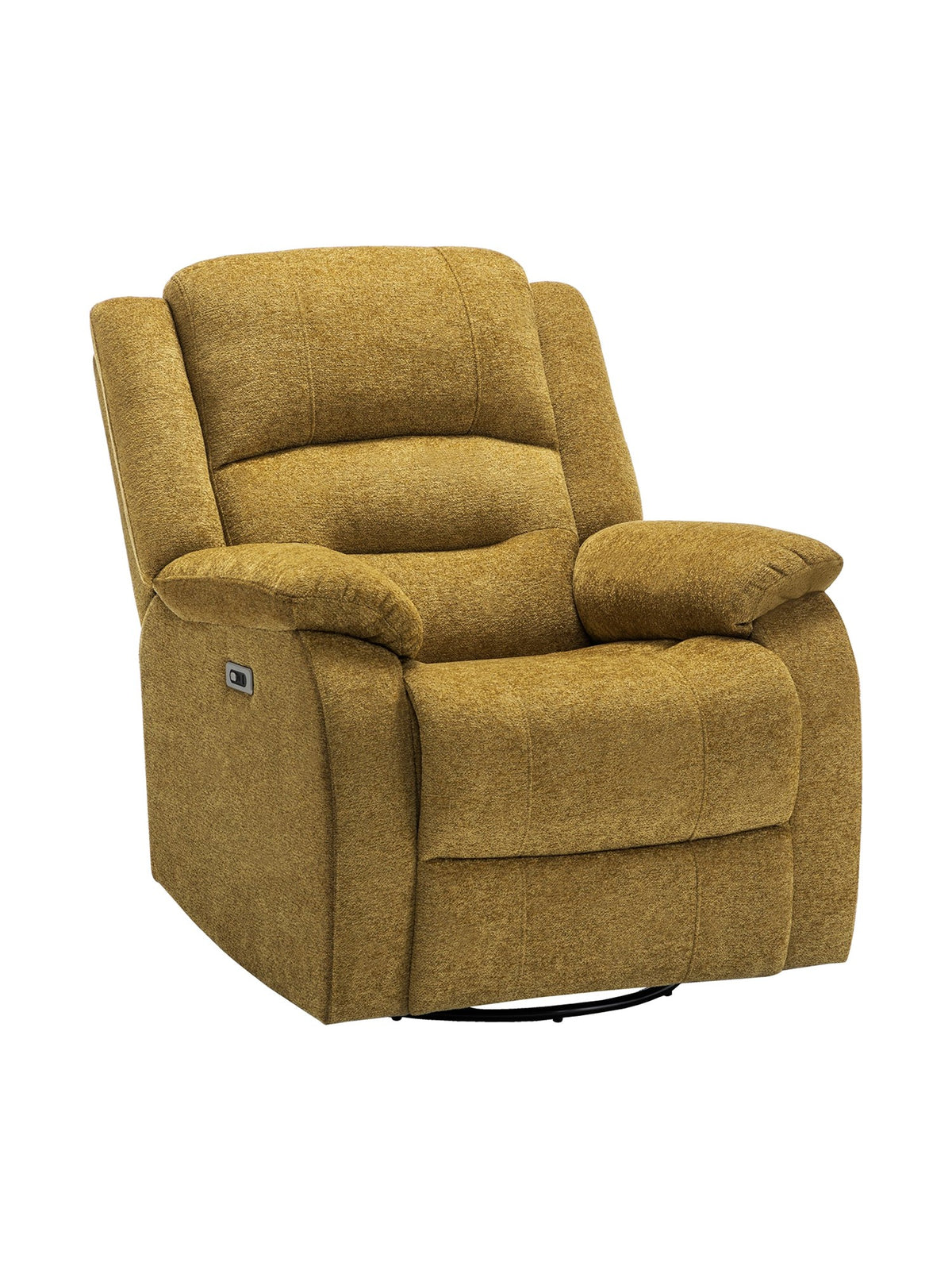 Chaise inclinable Béatrice en jaune – vue de face – Meubles TOCO
