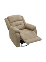 Chaise inclinable Béatrice en beige – photo sur fond blanc – Meubles TOCO