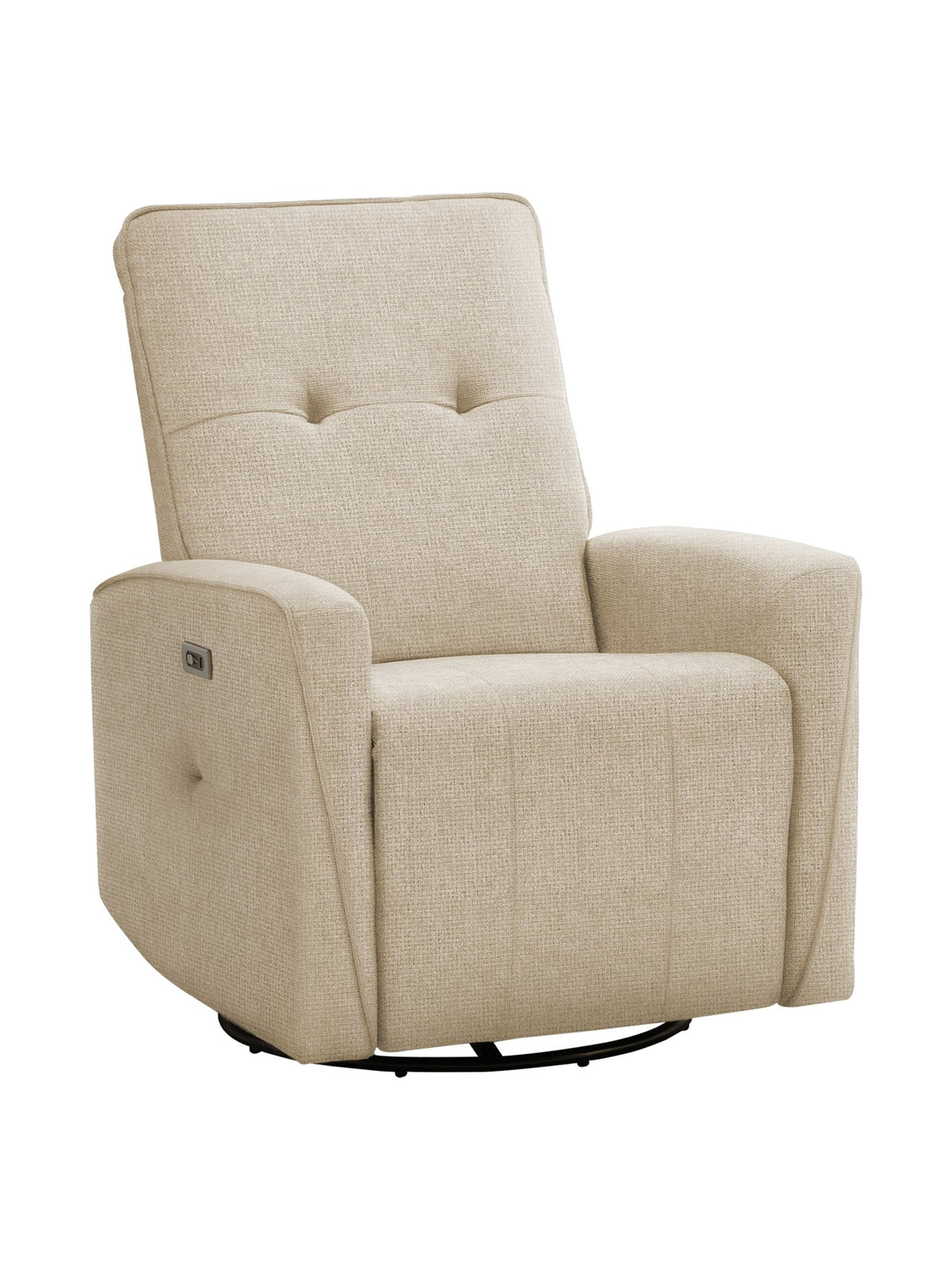 Chaise inclinable Dalton en beige – vue de face – Meubles TOCO