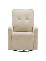 Chaise inclinable Dalton en beige – photo sur fond blanc – Meubles TOCO