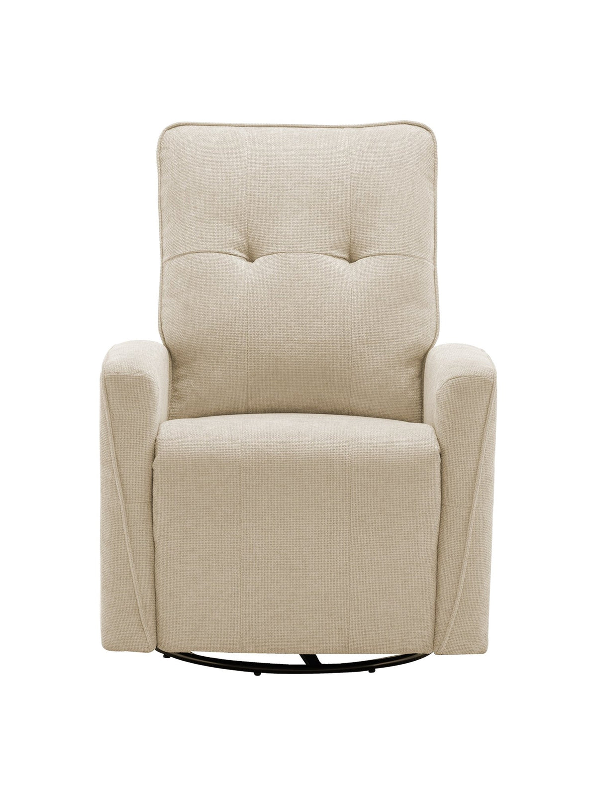 Chaise inclinable Dalton en beige – photo sur fond blanc – Meubles TOCO