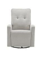 Chaise inclinable Dalton en gris – photo sur fond blanc – Meubles TOCO
