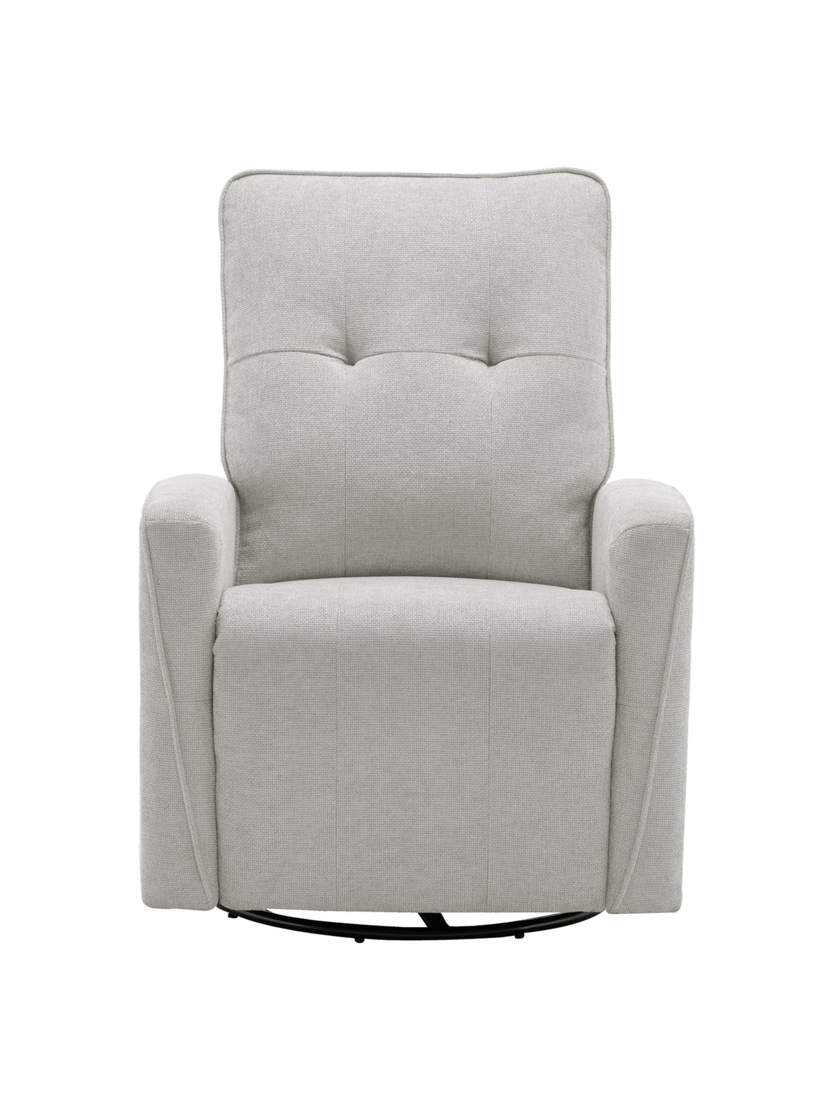 Chaise inclinable Dalton en gris – photo sur fond blanc – Meubles TOCO