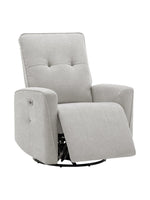 Chaise inclinable Dalton en gris – photo sur fond blanc – Meubles TOCO
