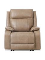 Chaise inclinable électrique Lewis en taupe – vue de face – Meubles TOCO