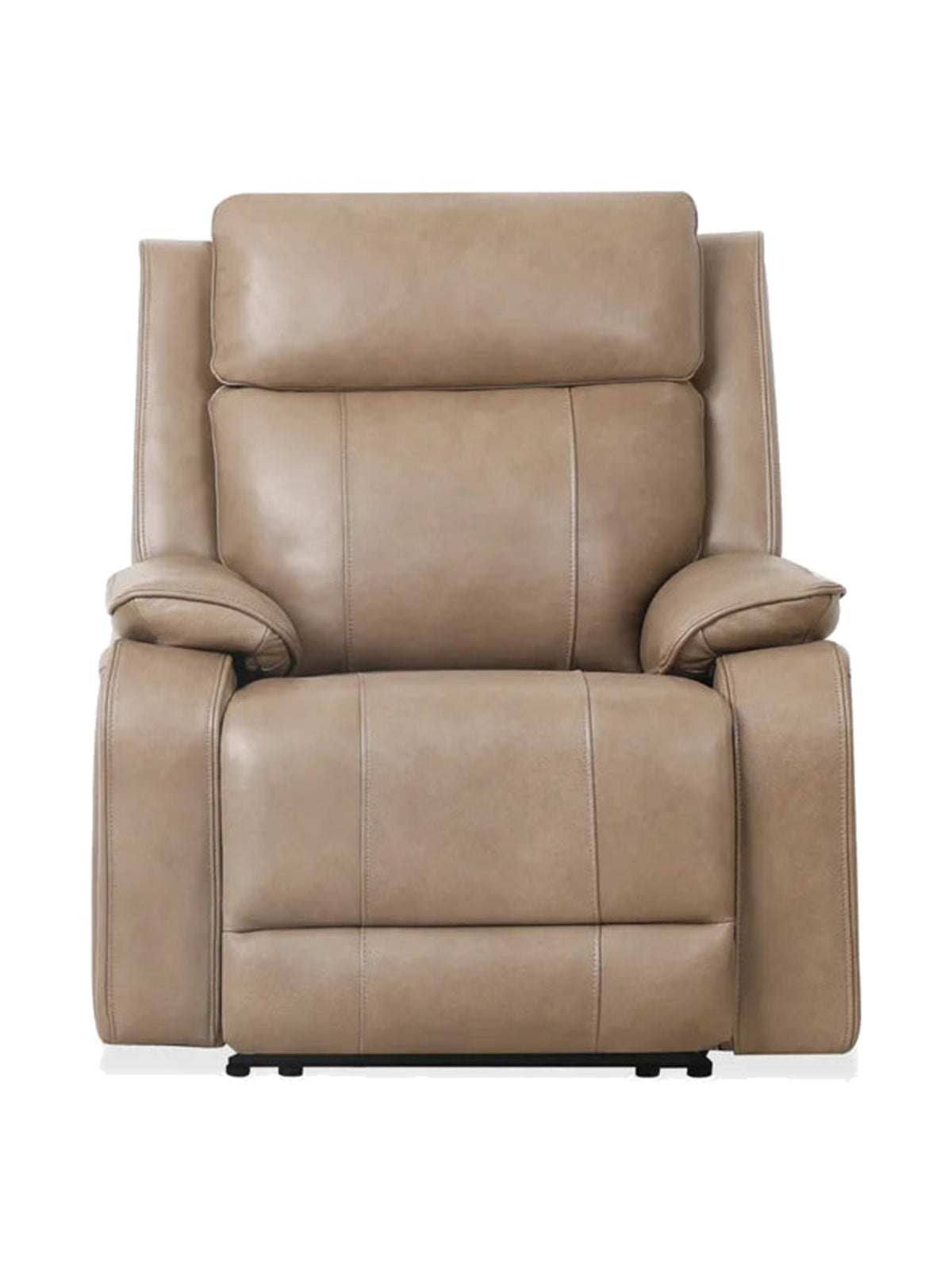 Chaise inclinable électrique Lewis en taupe – vue de face – Meubles TOCO