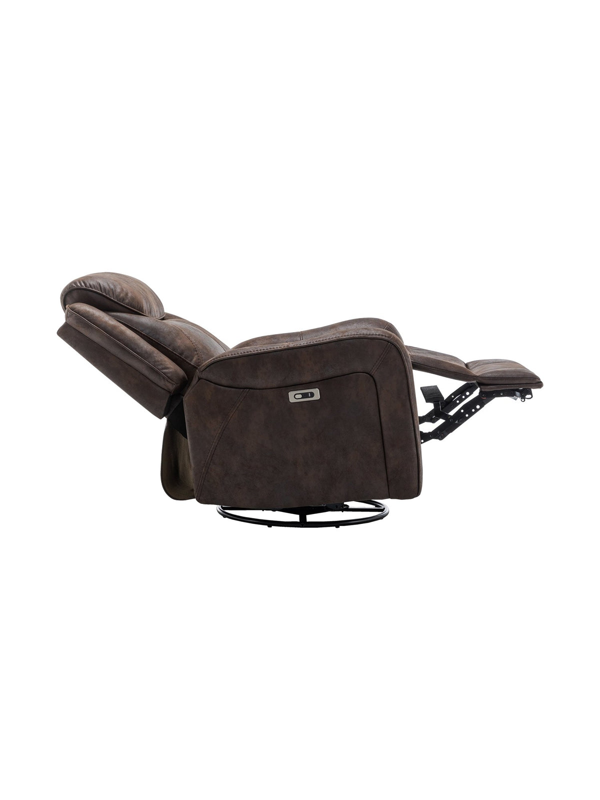 Chaise inclinable Jackson en brun – photo sur fond blanc – Meubles TOCO