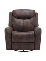 Chaise inclinable Jackson en brun – photo sur fond blanc – Meubles TOCO