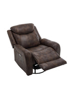 Chaise inclinable Jackson en brun – photo sur fond blanc – Meubles TOCO