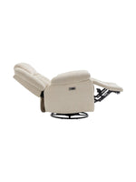Chaise inclinable Ricardo en beige – photo sur fond blanc – Meubles TOCO