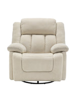 Chaise inclinable Ricardo en beige – photo sur fond blanc – Meubles TOCO