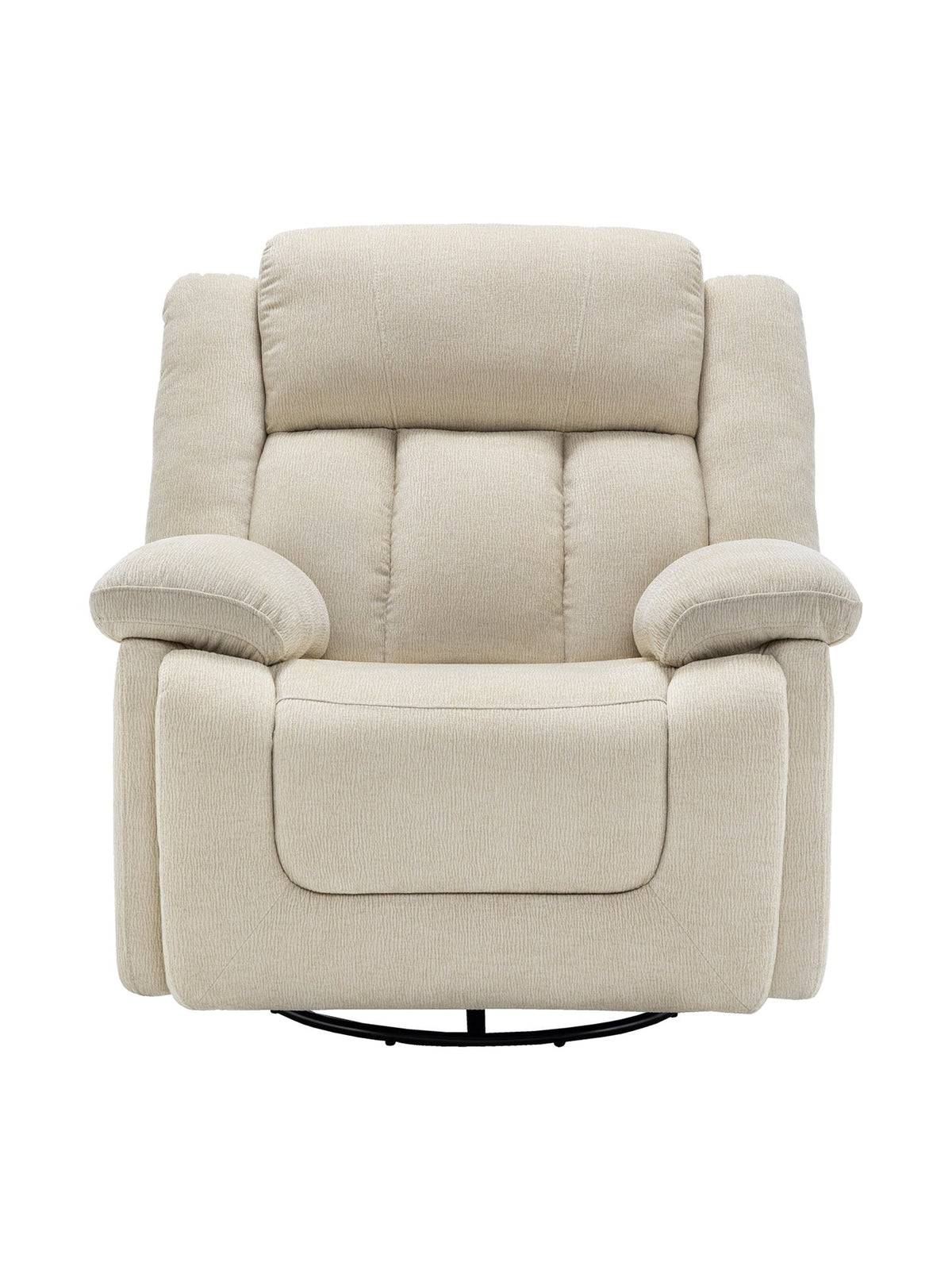 Chaise inclinable Ricardo en beige – photo sur fond blanc – Meubles TOCO