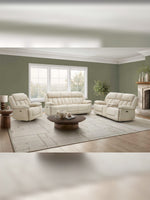 Chaise inclinable Ricardo en beige – mise en situation dans un salon – Meubles TOCO