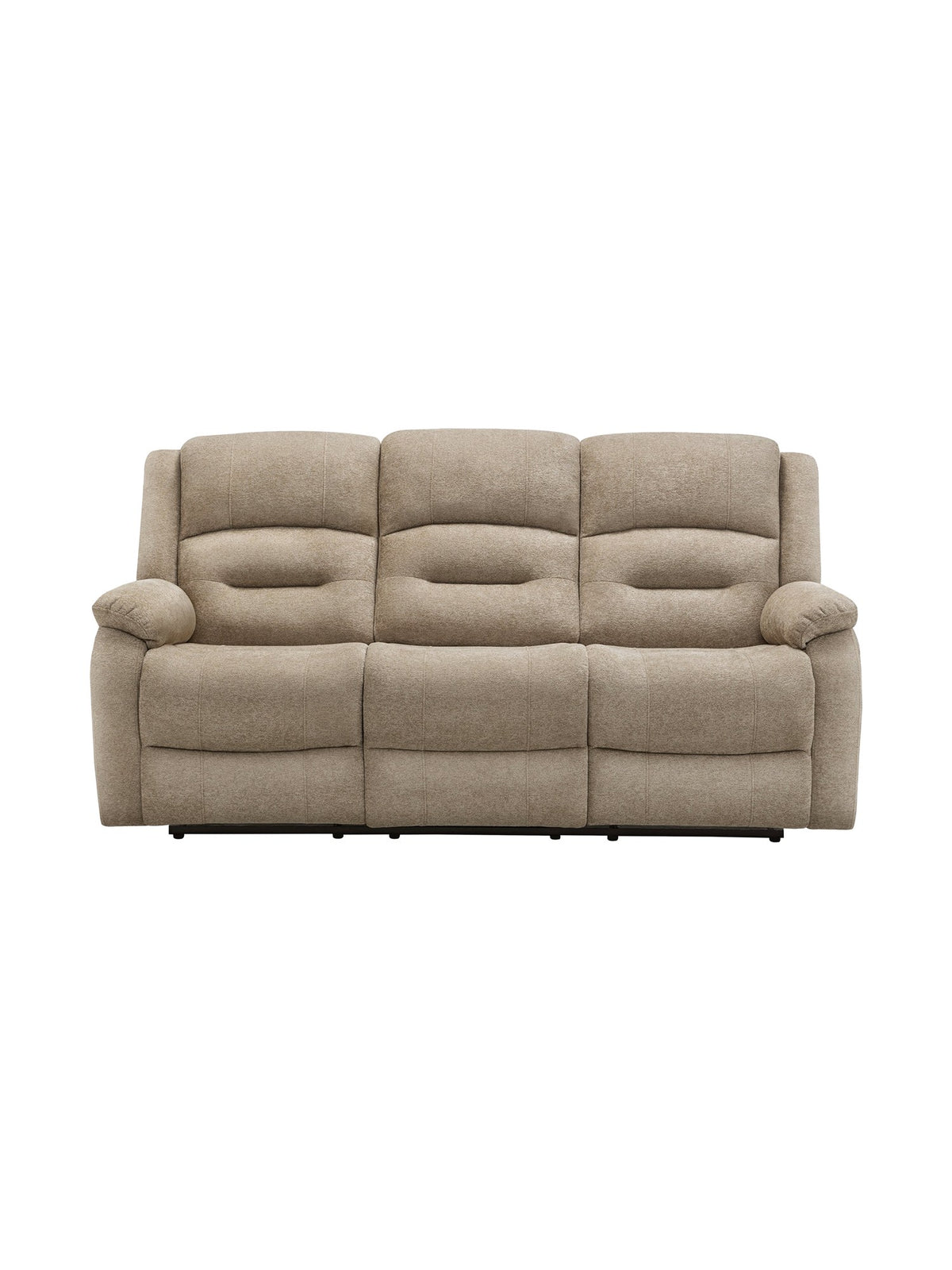 Sofa inclinable Béatrice en beige – vue de face – Meubles TOCO