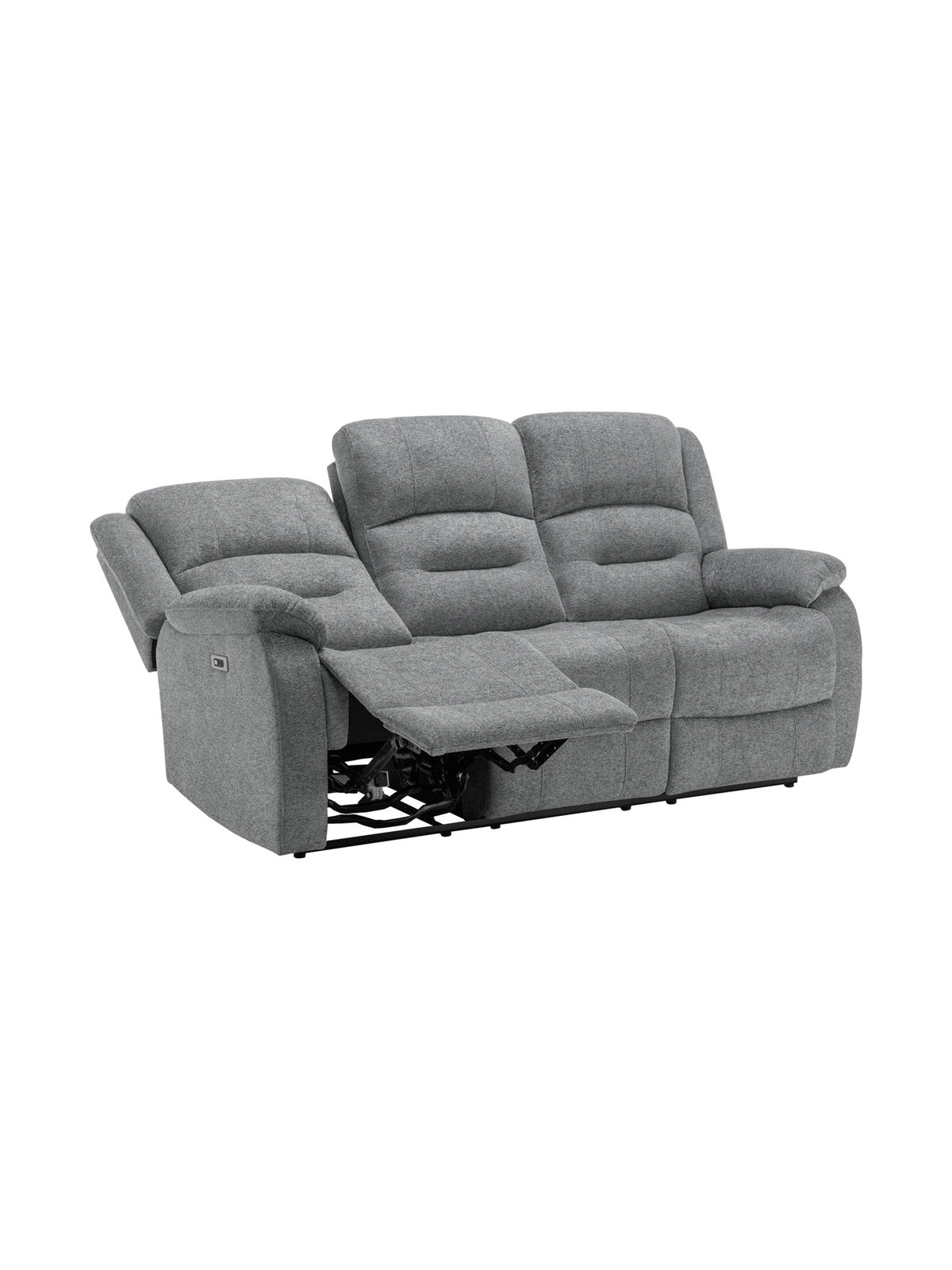 Sofa inclinable Béatrice en bleu – photo sur fond blanc – Meubles TOCO