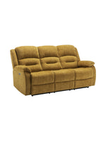 Sofa inclinable Béatrice en jaune – photo sur fond blanc – Meubles TOCO