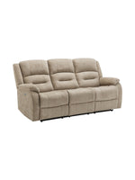 Sofa inclinable Béatrice en beige – photo sur fond blanc – Meubles TOCO