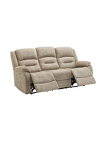 Sofa inclinable Béatrice en beige – photo sur fond blanc – Meubles TOCO