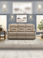 Sofa inclinable Béatrice en beige – mise en situation dans un salon – Meubles TOCO
