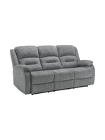 Sofa inclinable Béatrice en bleu – photo sur fond blanc – Meubles TOCO
