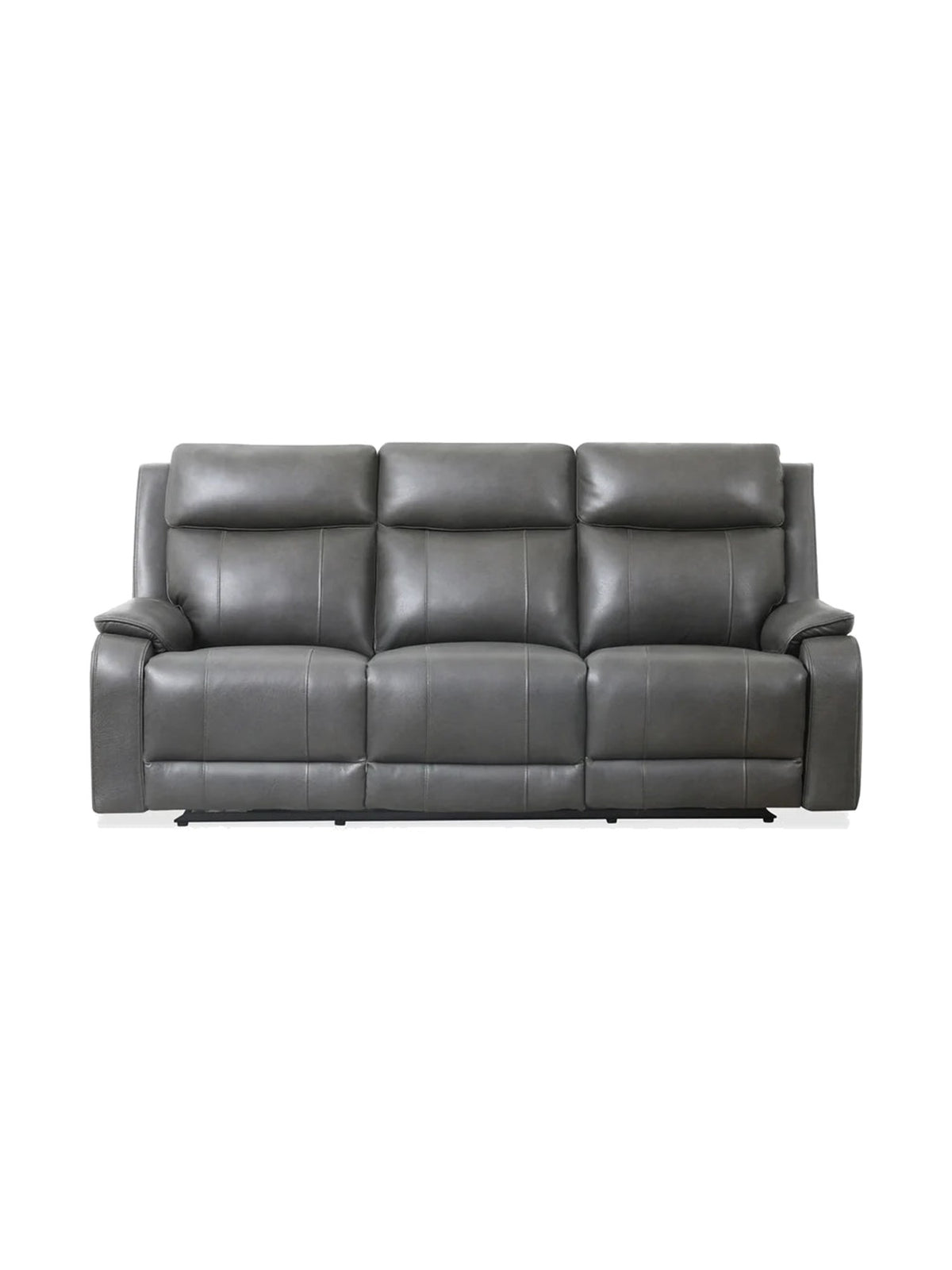 Sofa inclinable Lewis en gris foncé – vue de face – Meubles TOCO