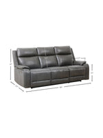 Sofa inclinable Lewis en gris foncé – dimensions – Meubles TOCO