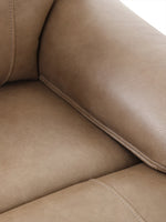 Sofa inclinable Lewis en taupe – détail de la finition – Meubles TOCO