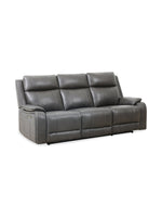 Sofa inclinable Lewis en gris foncé – vue de trois quarts – Meubles TOCO