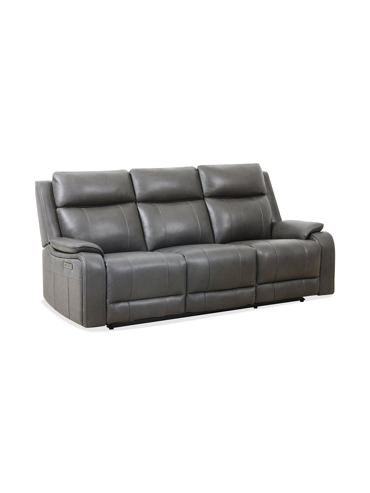 Sofa inclinable Lewis en gris foncé – vue de trois quarts – Meubles TOCO