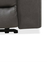 Sofa inclinable Lewis en gris foncé – détail de la finition – Meubles TOCO