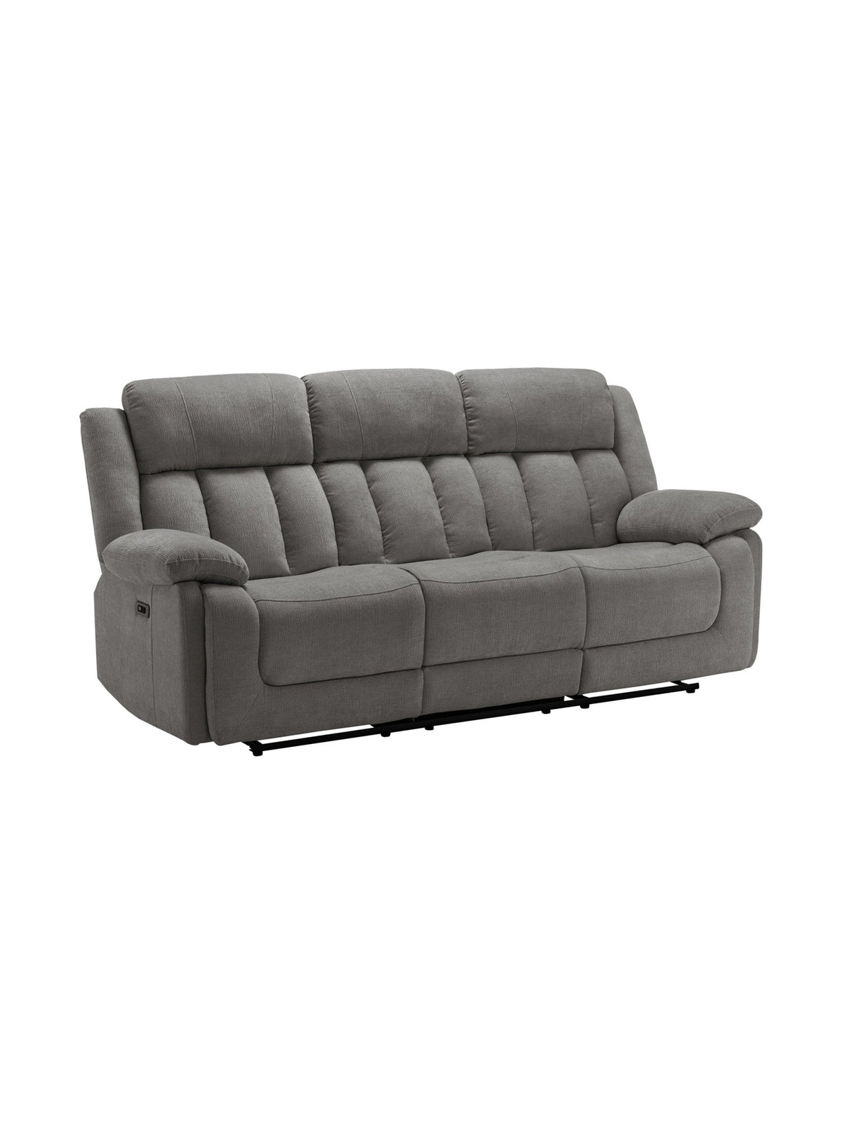 Sofa inclinable Ricardo en gris – photo sur fond blanc – Meubles TOCO